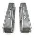 Holley Aluminum Finned Chevrolet Script Valve Covers For Small Block Chevy 350
