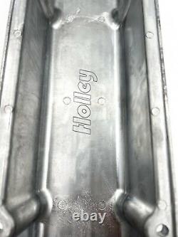 Holley Aluminum Finned Chevrolet Script Valve Covers For Small Block Chevy 350