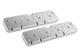 Holley Aluminum Valve Cover Adapter Plate For Small Block Chevy LS Polished Pair