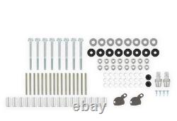 Holley Aluminum Valve Cover Adapter Plate For Small Block Chevy LS Polished Pair
