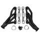 Hooker Competition Black Shorty Headers for 64-73 Small Block Chevy 2WD 2466HKR