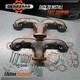 Horn Exhaust Manifolds Pair Set Fits Small Block Chevy SBC 283 305 327 350 400