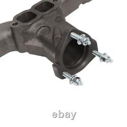 Horn Exhaust Manifolds Pair Set Fits Small Block Chevy SBC 283 305 327 350 400