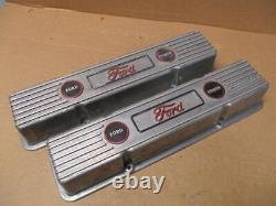 Hot Rod FORD Script Small Block Chevy Valve Covers Whaaaaat