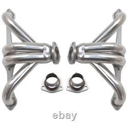 Hugger Headers for Chevy Small Block SB V8 262 265 283 305 327 350 400 Tight Fit