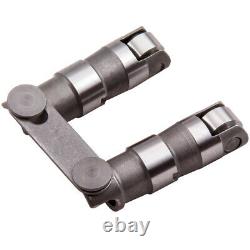 Hydraulic Roller Lifters +Link Bar Small Block for Chevy SBC 350 265-400 V8