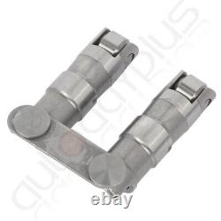 Hydraulic Roller Lifters + Link Bar Small Block for Chevy SBC 350 V8 engines