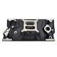 Intake Manifold Aluminum Dual Plane BK for SBC Small Block Chevy 5.0/5.7 Vortec