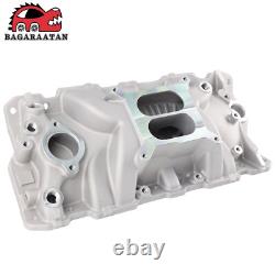 Intake Manifold For Small Block Chevy SBC 305 327 350 400 1957-1986 V8 Aluminum
