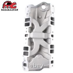 Intake Manifold For Small Block Chevy SBC 305 327 350 400 1957-1986 V8 Aluminum