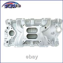 Intake manifold Dual Plane for SBC Small Block Chevy 350 400 1956-1986