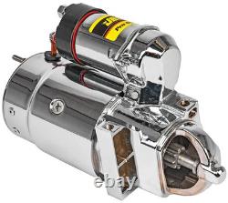 JEGS 10061 Chrome O. E. M. Replacement Starter Small Block & Big Block Chevy Offse