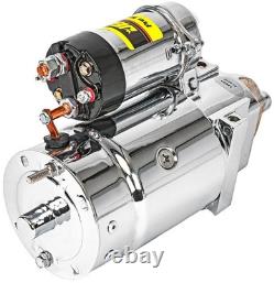 JEGS 10061 Chrome O. E. M. Replacement Starter Small Block & Big Block Chevy Offse