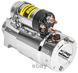 JEGS 10061 Chrome O. E. M. Replacement Starter Small Block & Big Block Chevy Offse