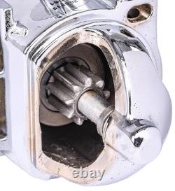 JEGS 10061 Chrome O. E. M. Replacement Starter Small Block & Big Block Chevy Offse