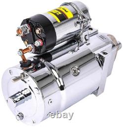JEGS 10061 Chrome O. E. M. Replacement Starter Small Block & Big Block Chevy Offse