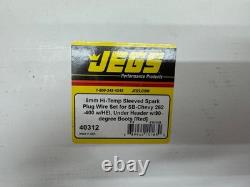 JEGS 40312 8mm Hi-Temp Sleeved Spark Plug Wire Set Small Block Chevy 262-400