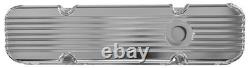 JEGS 501060 Fabricated Aluminum Valve Covers for Small Block Chevy 283-350