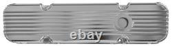 JEGS 501060 Fabricated Aluminum Valve Covers for Small Block Chevy 283-350