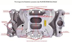 JEGS Cool Gap Intake Manifold for 1955-1996 Small Block Chevy, Dual Plane