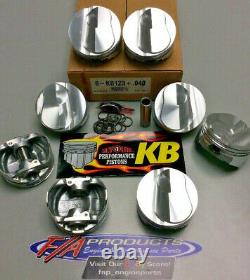 Kieth Black Small Block Chevy 383 Stroker 6.0 Rod. 150 Dome Pistons KB123+. 040