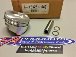 Kieth Black Small Block Chevy 383 Stroker 6.0 Rod. 150 Dome Pistons KB123+. 040