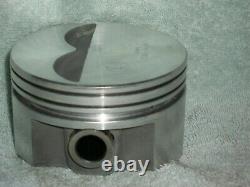 L2491f Flattop Speed Pro 383 Forged Pistons Sbc Small Block Chevy Imca 5.7 Float