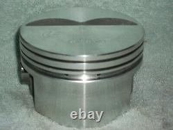 L2491f Flattop Speed Pro 383 Forged Pistons Sbc Small Block Chevy Imca 5.7 Float