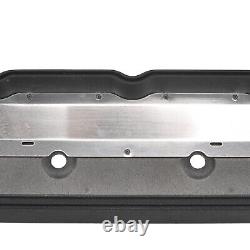 LS Smooth Cast Valve Covers withCoil Mounts&Covers for Chevy Small Block SB V8