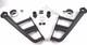 Lake Style Header Compatible with Chevy Small Block 283-400 Black H60007BK