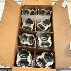 Lot Of 8 New Zollner Z8222.040 Pistons For 350 Chevy Small Block Engine Motor