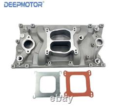 Low-Rise Vortec Intake Manifold Dual Plane for Small Block Chevy SBC 350 1997-up