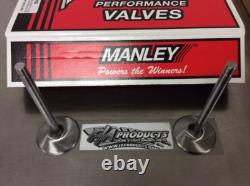 MANLEY 10550-8 2.02 Budget Performance Small Block Chevy Stainless Intake Valves