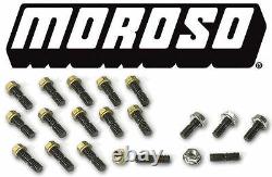 MOROSO 38350 Small Block Chevrolet Oil Pan Stud Kit-SBC 350 383 Grade steel