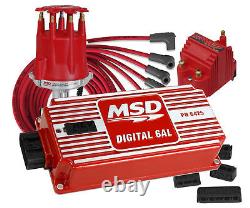 MSD Complete Small Block Chevy Igniton Kit SBC 6AL Coil Pro-Billet Distributor