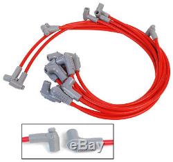 MSD Spark Plug Wires Spiral Core 8.5mm Red 90 Deg Sbc Chevy Small Block V8