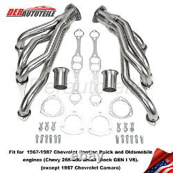 MT001038 Exhaust Header for Chevy Small Block SB V8 262 265 283 305 327 350 400