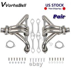 Manifold Exhaust Headers For Chevy Hugger Small Block SBC V8 283 305 327 350 NEW