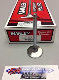 Manley 11568-8 2.055 Small Block Chevy Race Flo Intake Valves Set Of 8