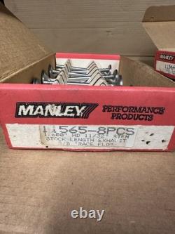 Manley 2.02 / 1.600 Race Flo Intake/Exhaust Valves Small Block Chevy 11566-8