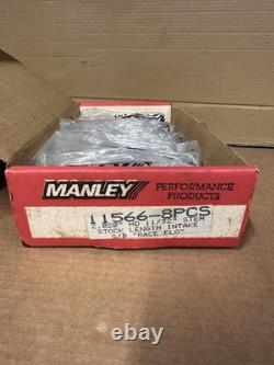 Manley 2.02 / 1.600 Race Flo Intake/Exhaust Valves Small Block Chevy 11566-8