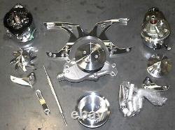 March Performance 21190 Small Block Chevy Style Track Serpentine System, No A/C
