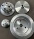 March Small Block Chevy LWP High Flow V Belt Pulley Kit 2 Groove Display Kit
