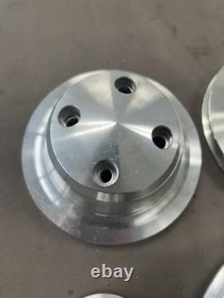 March Small Block Chevy LWP High Flow V Belt Pulley Kit 2 Groove Display Kit