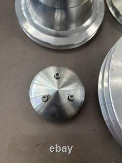 March Small Block Chevy LWP High Flow V Belt Pulley Kit 2 Groove Display Kit