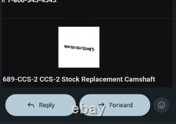 Melling CCS 2 689 CCS Stock Camshaft For Small Block Chevy 265-400 Cid New