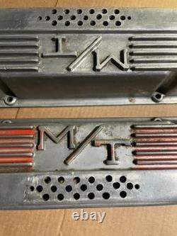 Mickey Thompson Valve Covers Small Block Chevy 327 Finned Aluminum 3276000