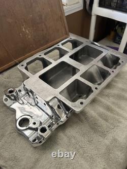 Mooneyham Blowers SMALL BLOCK CHEVY 671 MANIFOLD drag gas 6-71 withwater neck spot Mooneyham Blowers SMALL BLOCK CHEVY 671 MANIFOLD drag gas 6-71 withwater neck spot
