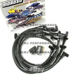 Moroso 9767M SBC Small Block Chevy Race 8mm Spark Plug Wires HEI Under Header