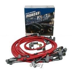 Moroso Ultra 40 Spark Plug Wires Sbc Chevy 350 383 Under Header Hei (red)